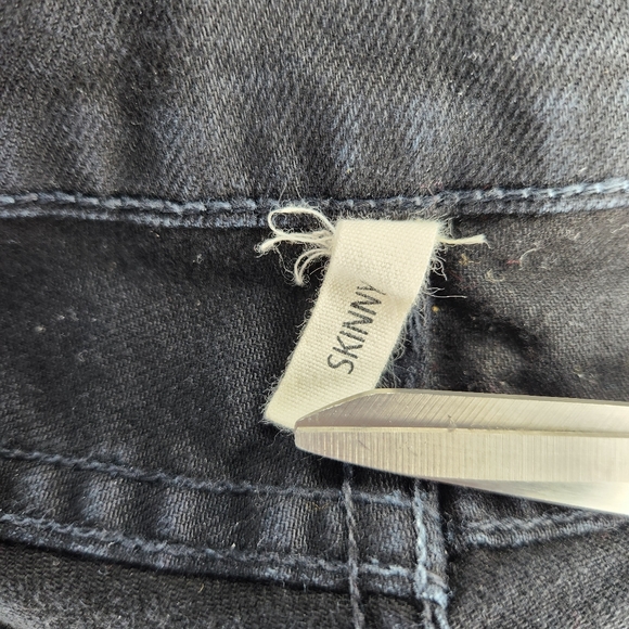 Rag &‎ Bone Black Skinny Jean Size 24 - Picture 4 of 4